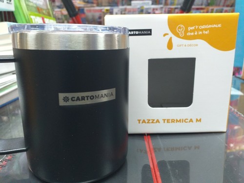 Tazza termica cartomania nera - cartomania,