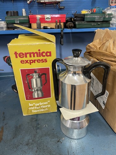 Caffettiera termos vintage - caffettiera,
